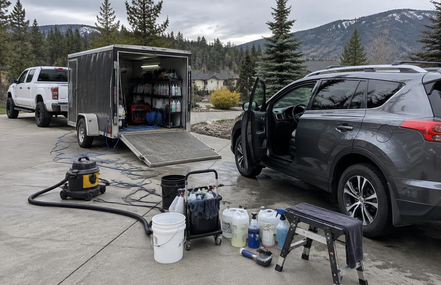 Mobile Detailing detailing work by Dynamic Auto Detailing in Salmon Arm